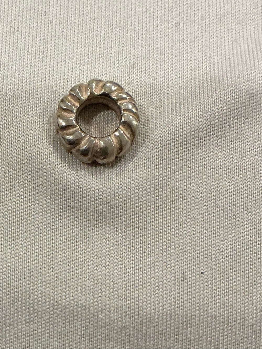 Pandora Silver Twisted Donut Charm